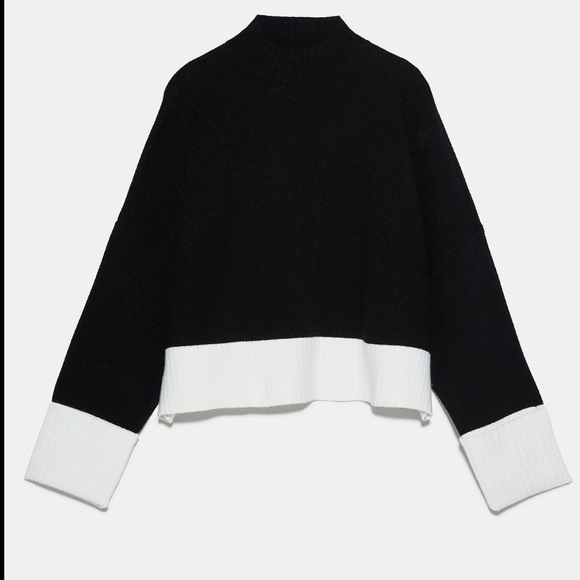 Zara cropped combo sweater - Picture 8 of 9